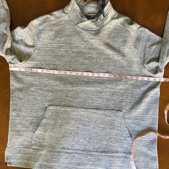 All In Motion sweatshirt pullover long sleeve mock neck Gray White XXL - Picture 5 of 13